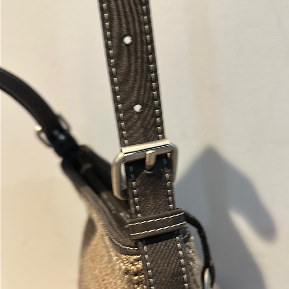 The Sak Brown Crossbody Small Woven Bag Adjustable Strap EUC - Picture 8 of 10